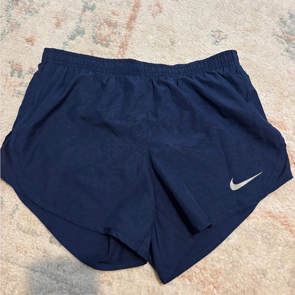 Blue Nike shorts